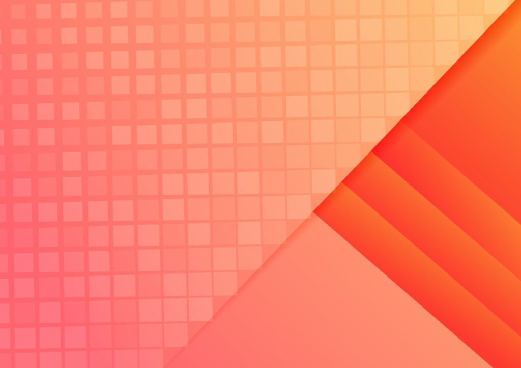 Abstract orange geometric layers background and texture. Free Vector