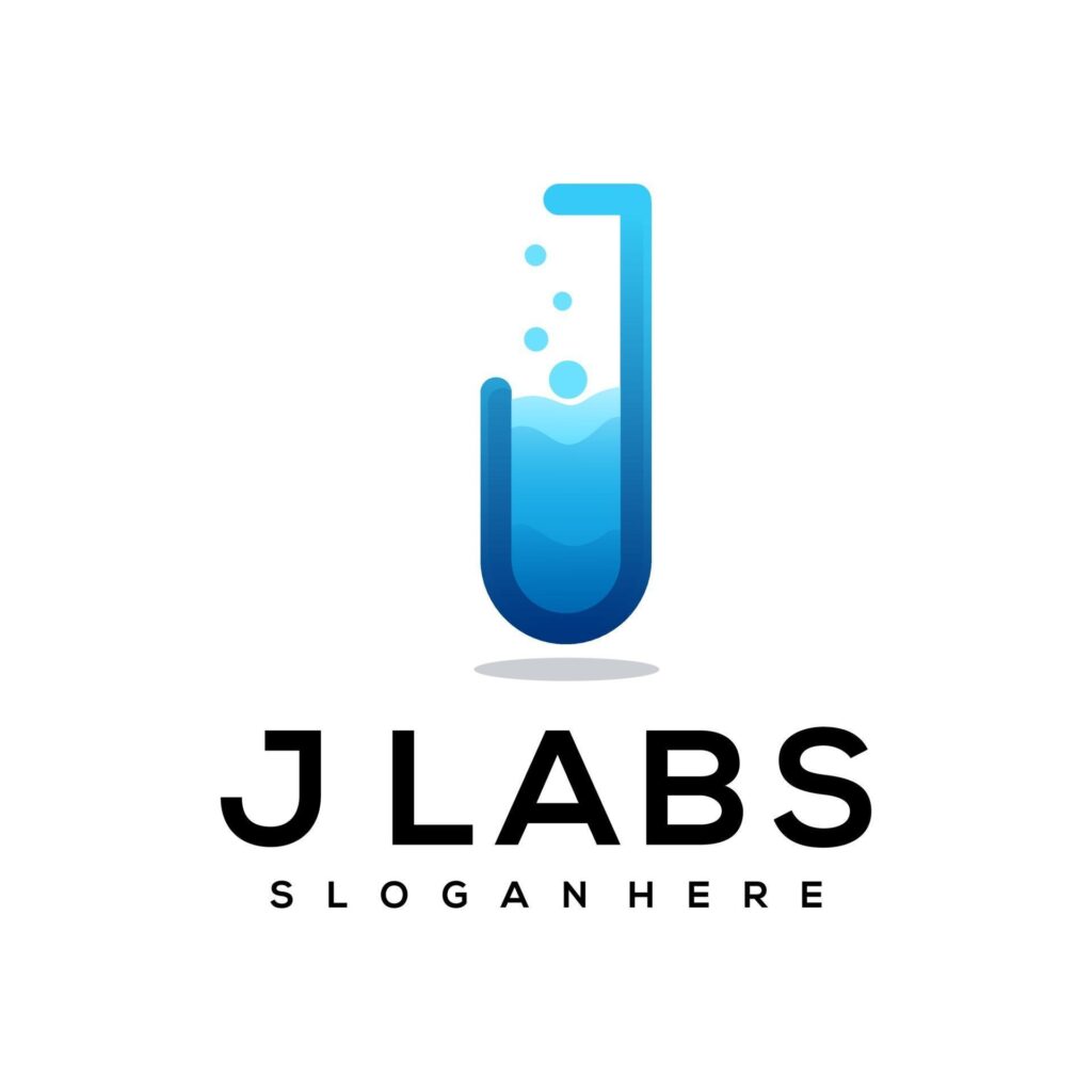 logo lab colorful gradient Stock Free