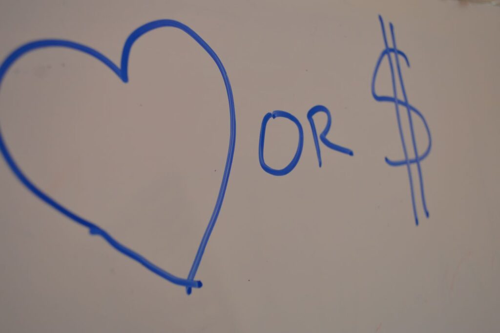 Love Or Money Stock Free