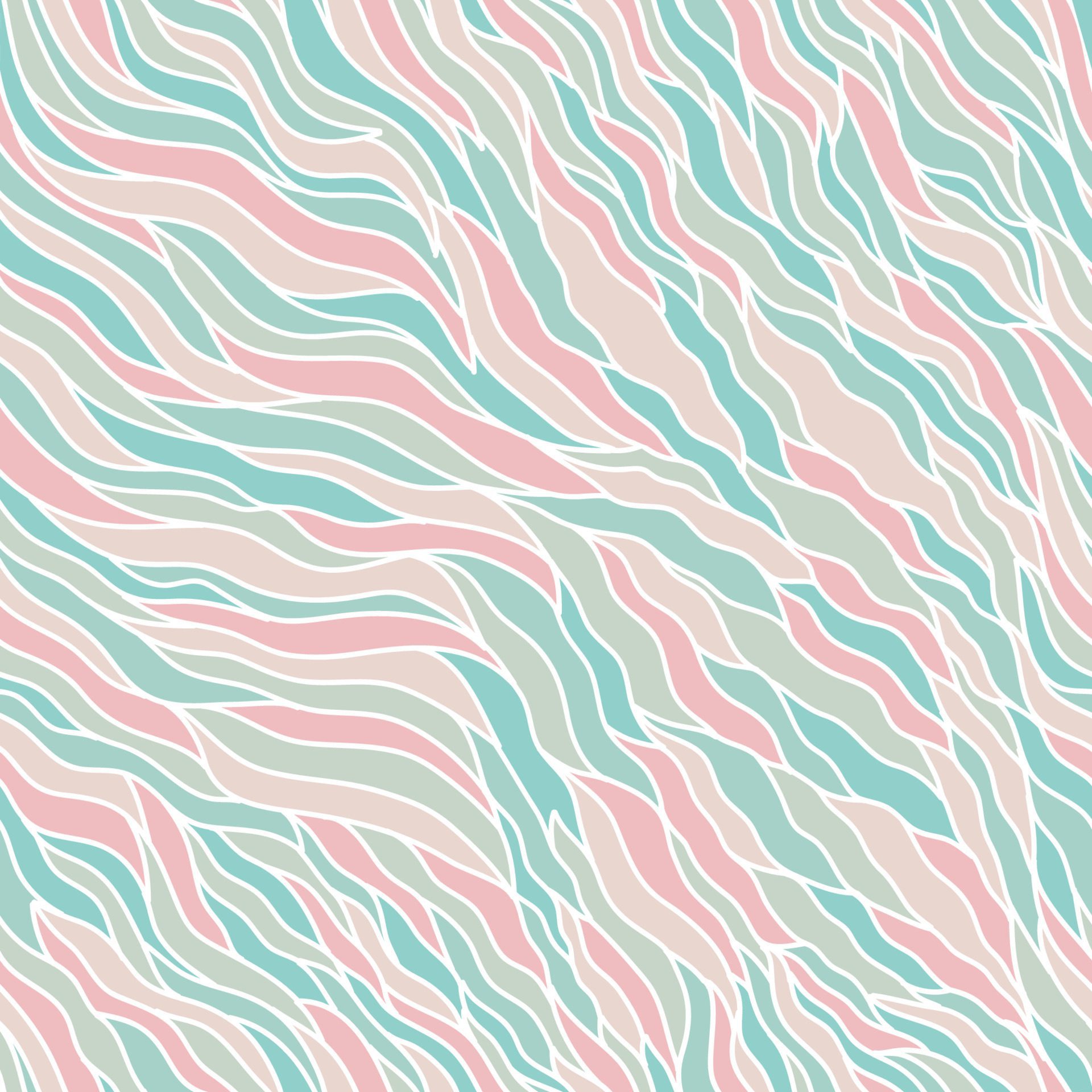 Waves seamless pattern seamless background 08 Free Vector