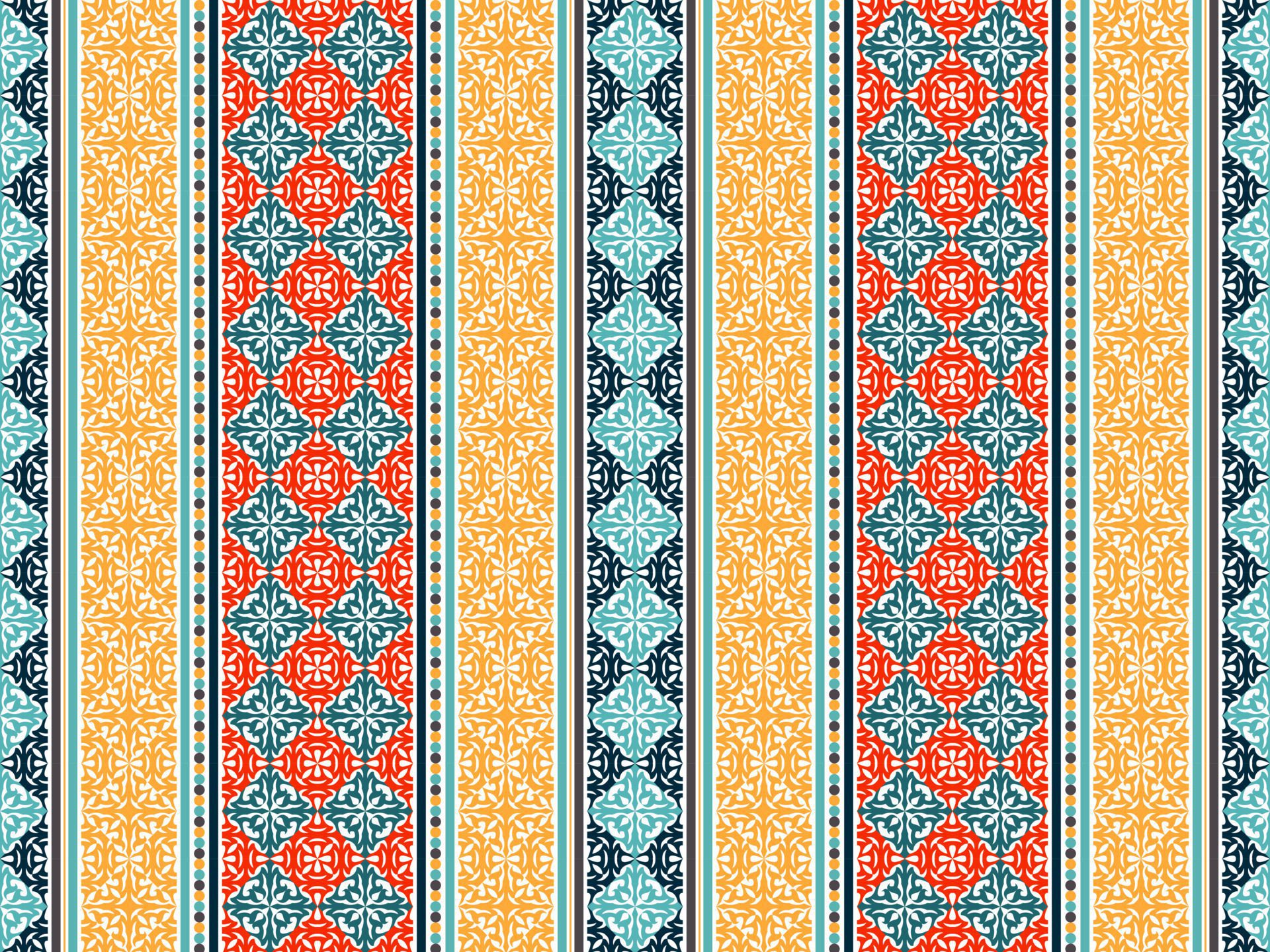 elegant ethnic pattern background Free Vector