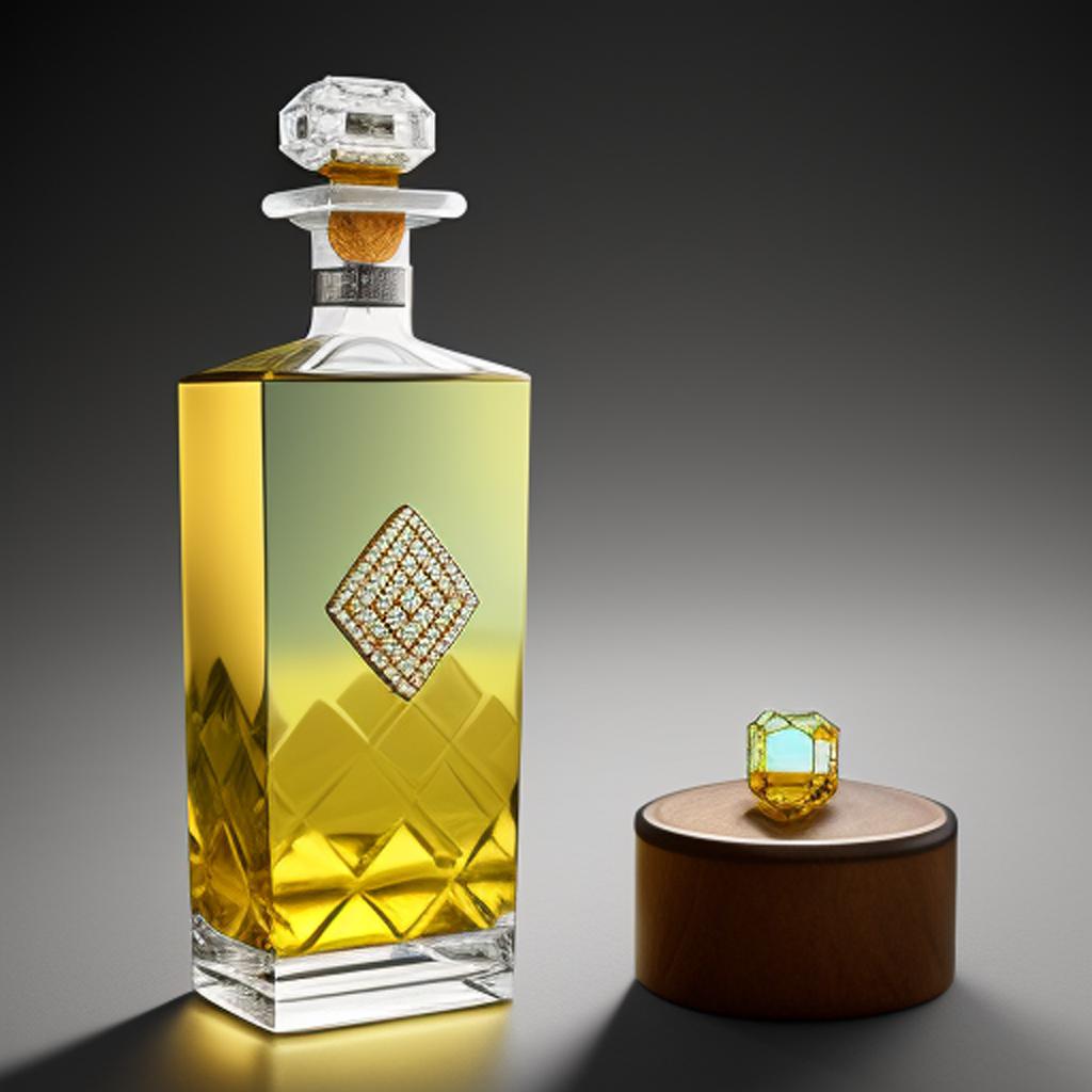 Botella de tequila rectangular by @ai_generated