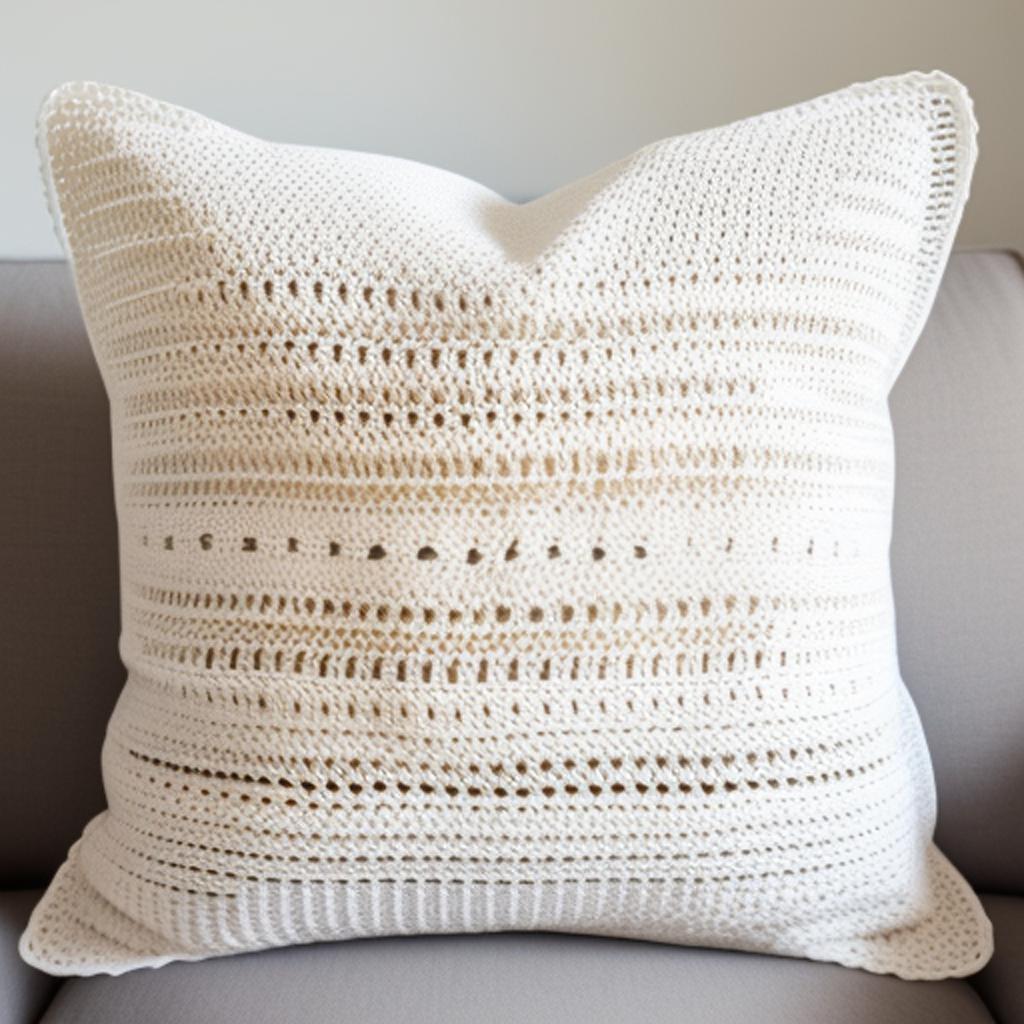 A modern white crochet by @ai_generated