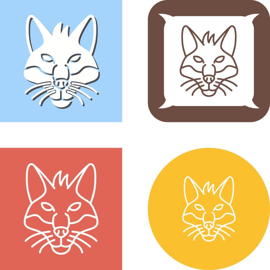 Fox Icon Design Stock Free