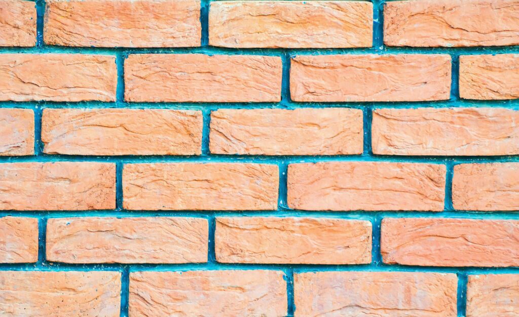 bricks for construction company background and desktop wallpaper Stock Free