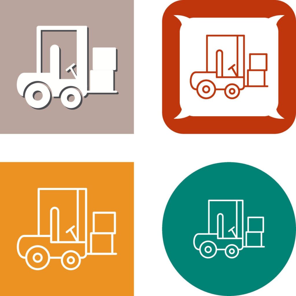 Forklifter Icon Design Stock Free