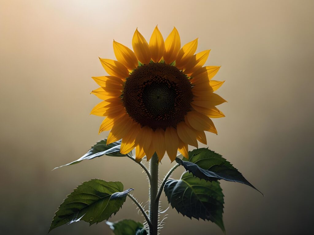 yellow Sun flower background Stock Free