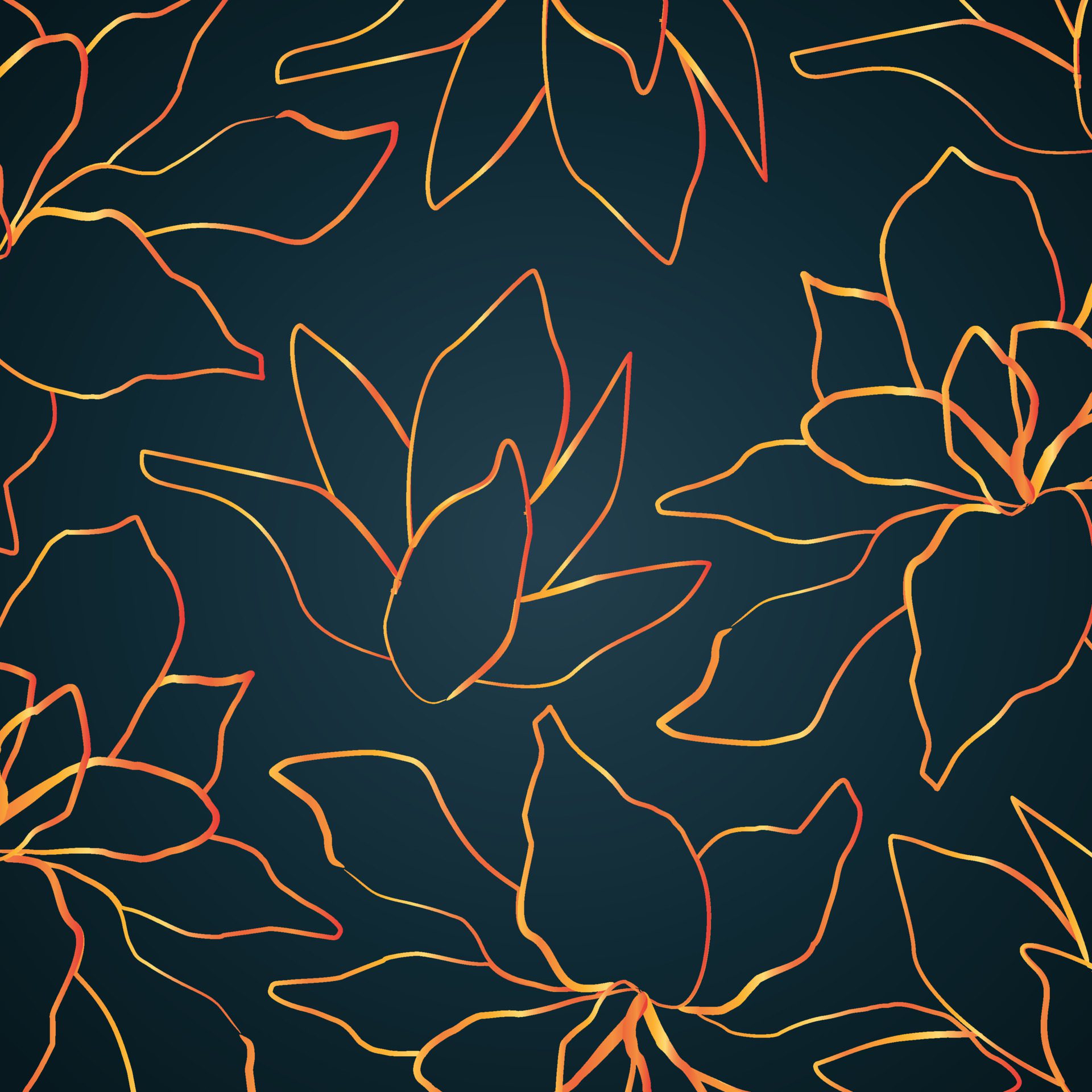 gold floral pattern background Free Vector and Free SVG