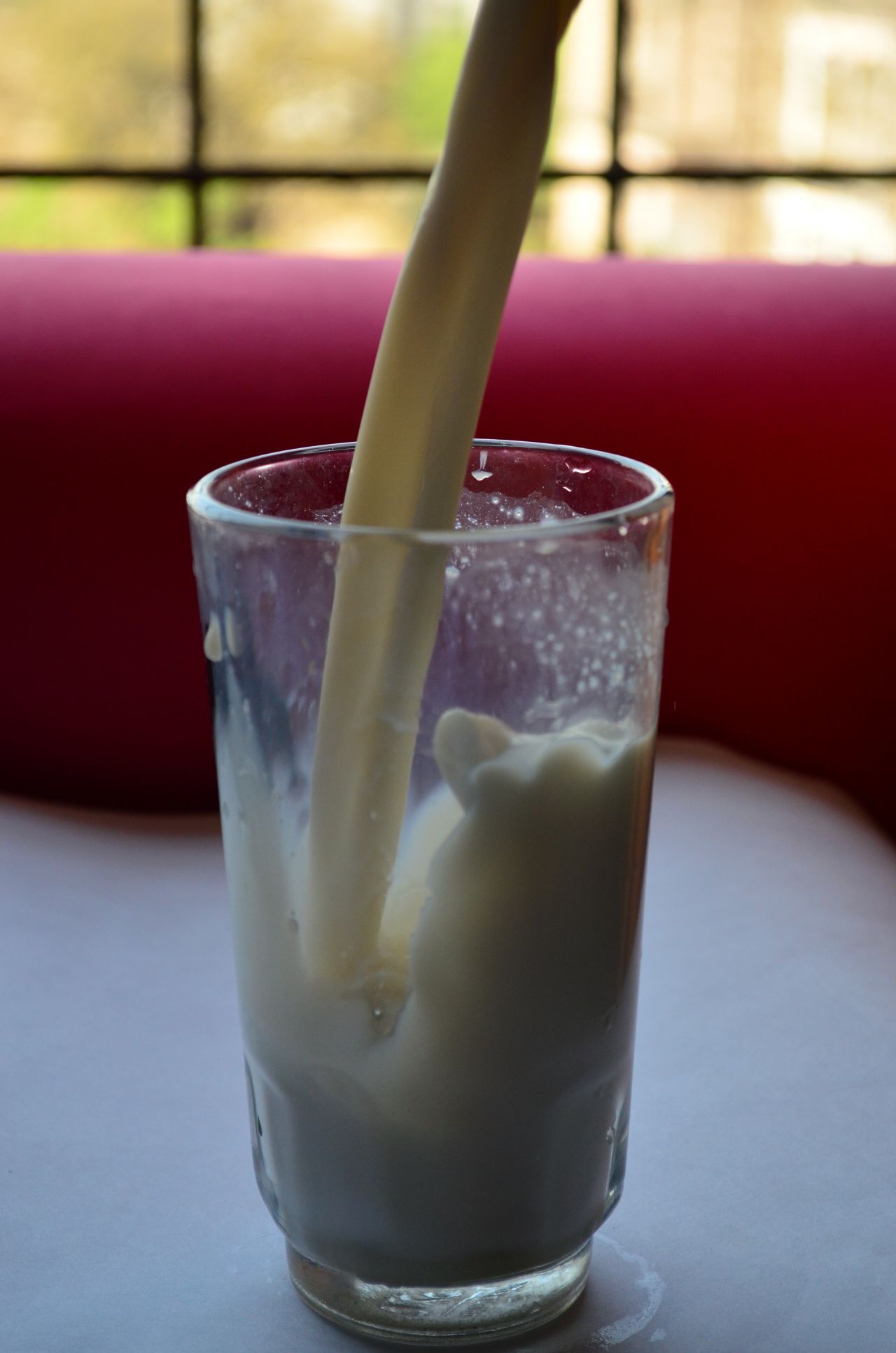 Milk In A Glass Stock Free