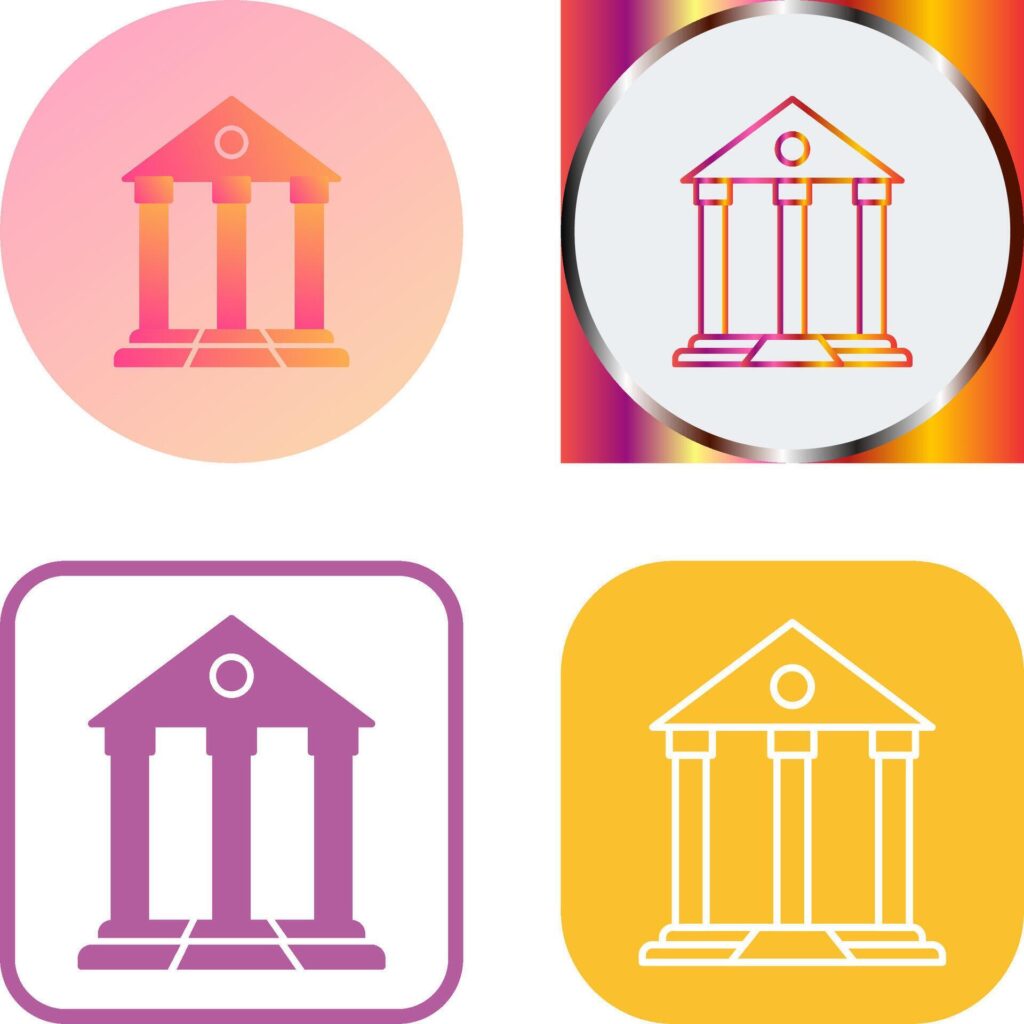 Parthenon Icon Design Stock Free