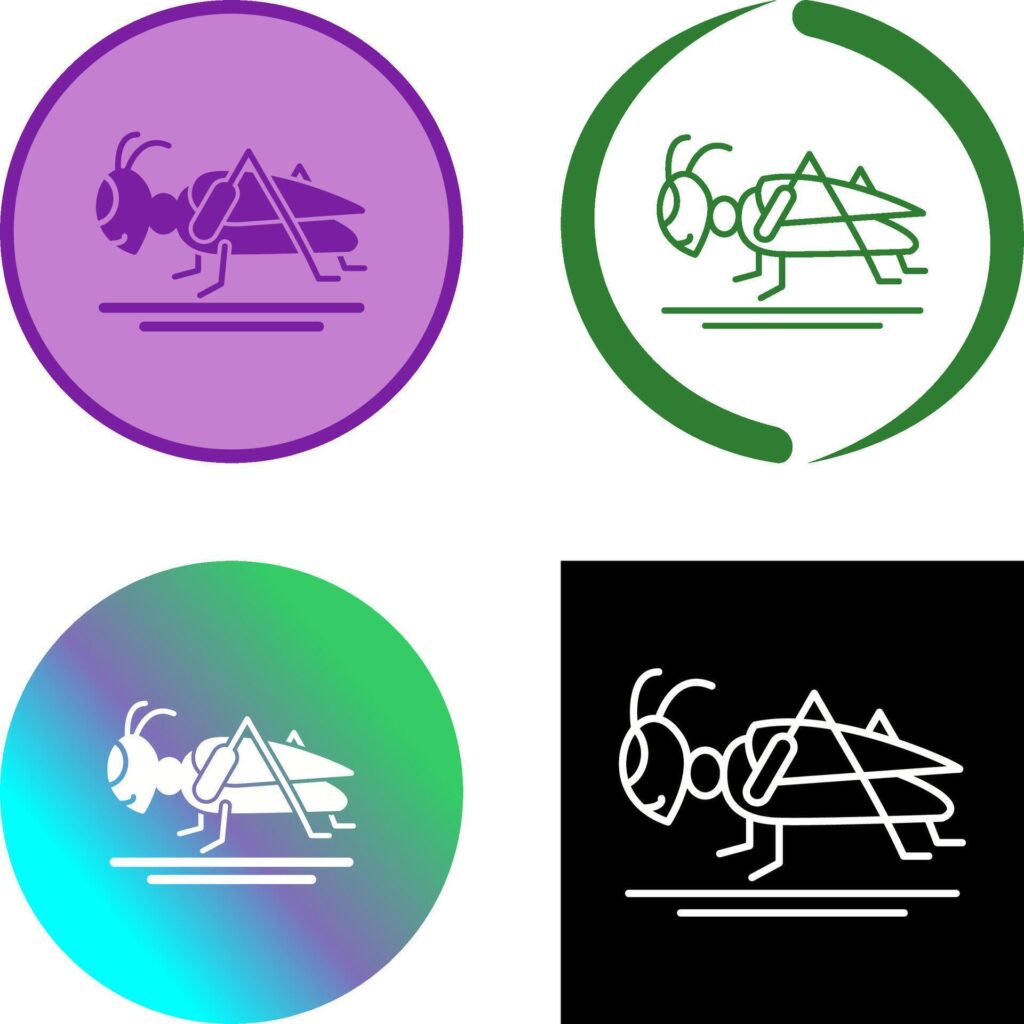 Grasshopper Icon Design Stock Free