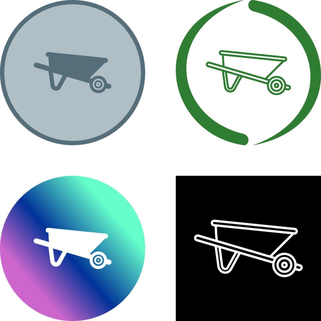 Wheelbarrow Icon Design Stock Free