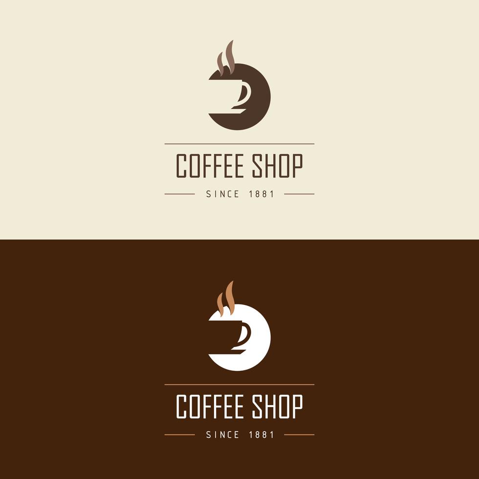 Coffee Shop Logo Vector Stock Free and Free SVG