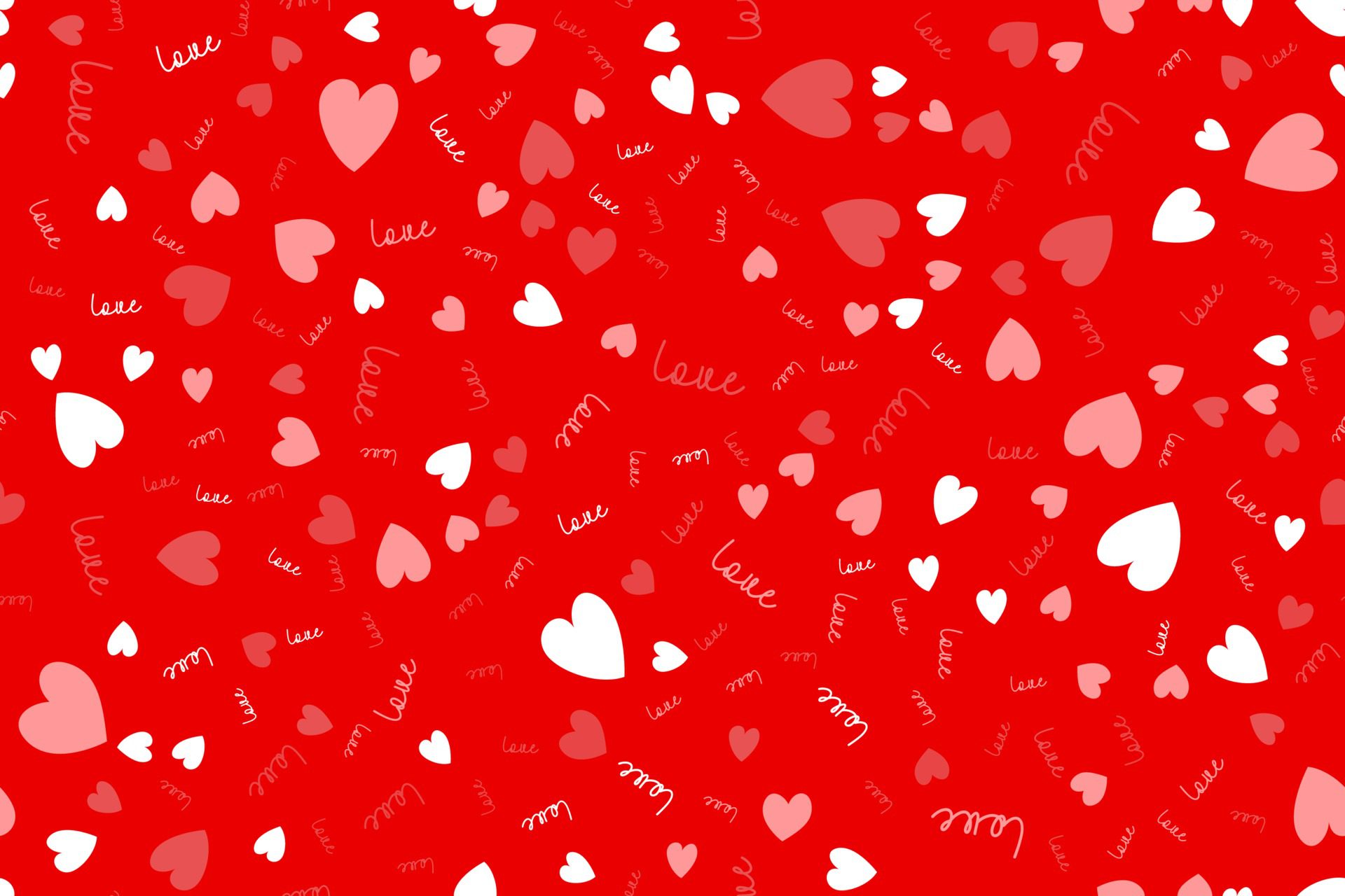 Love seamless pattern background with hearts. Vector Illustration Free Vector