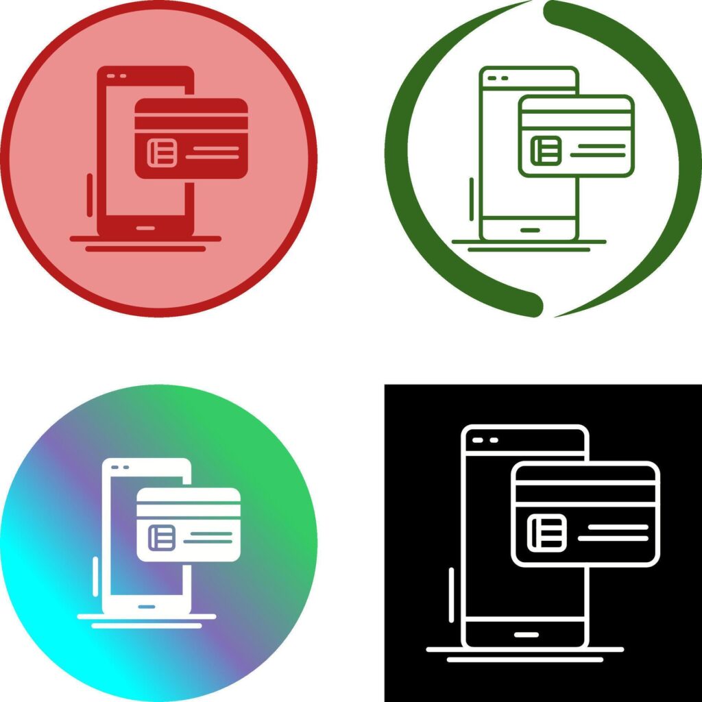 Cashless Payment Icon Design Stock Free