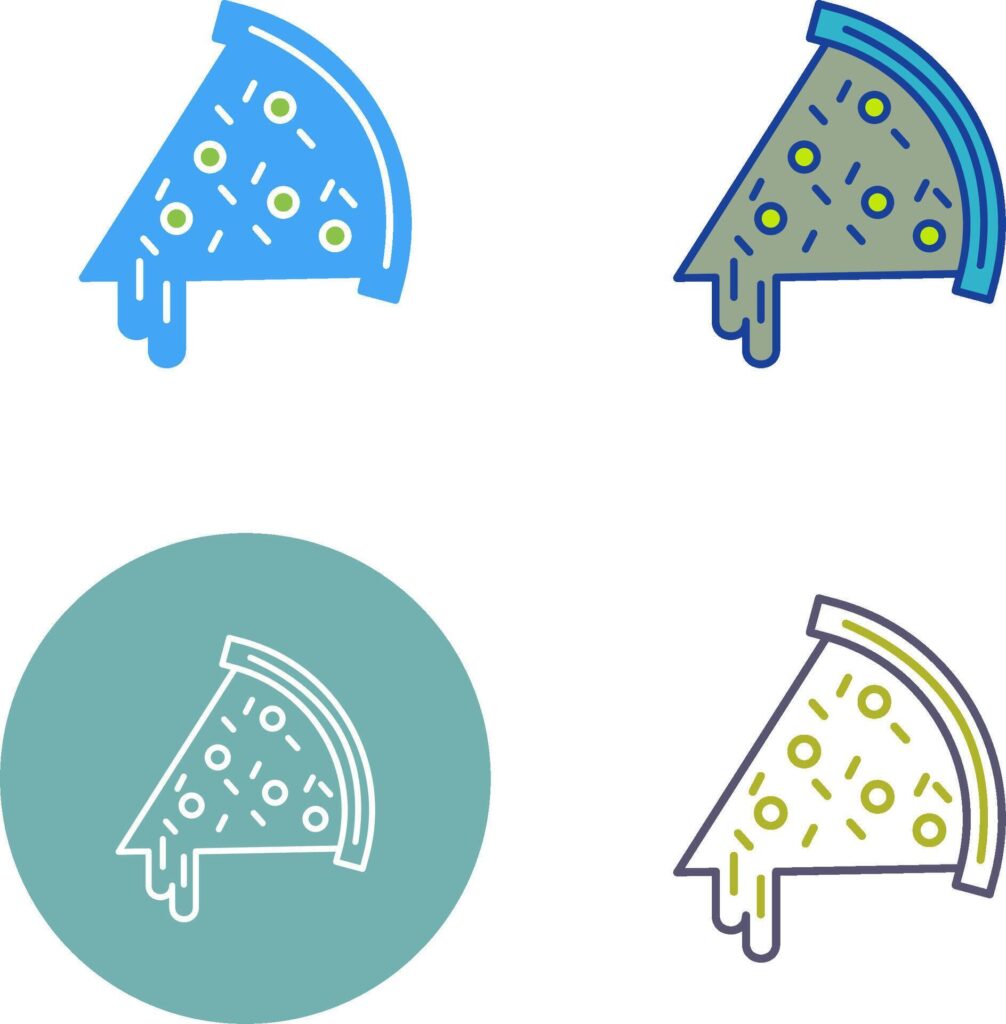 Pizza Slice Icon Design Stock Free