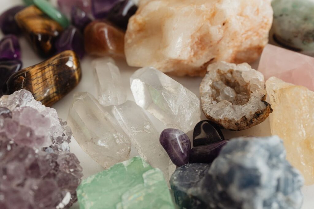 Stone And Crystals Collection – Self Care – Healing Stock Free