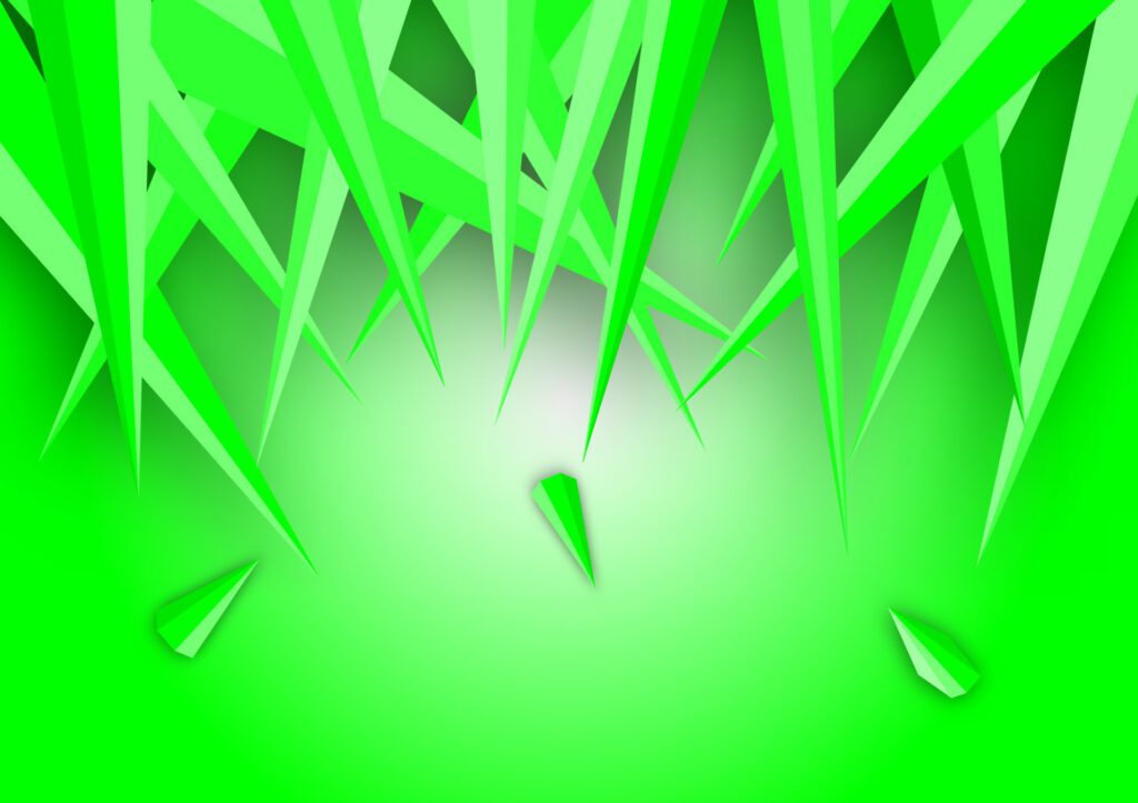 festival freshy green crystal polygonal abstract background backdrop vector illustration Free Vector