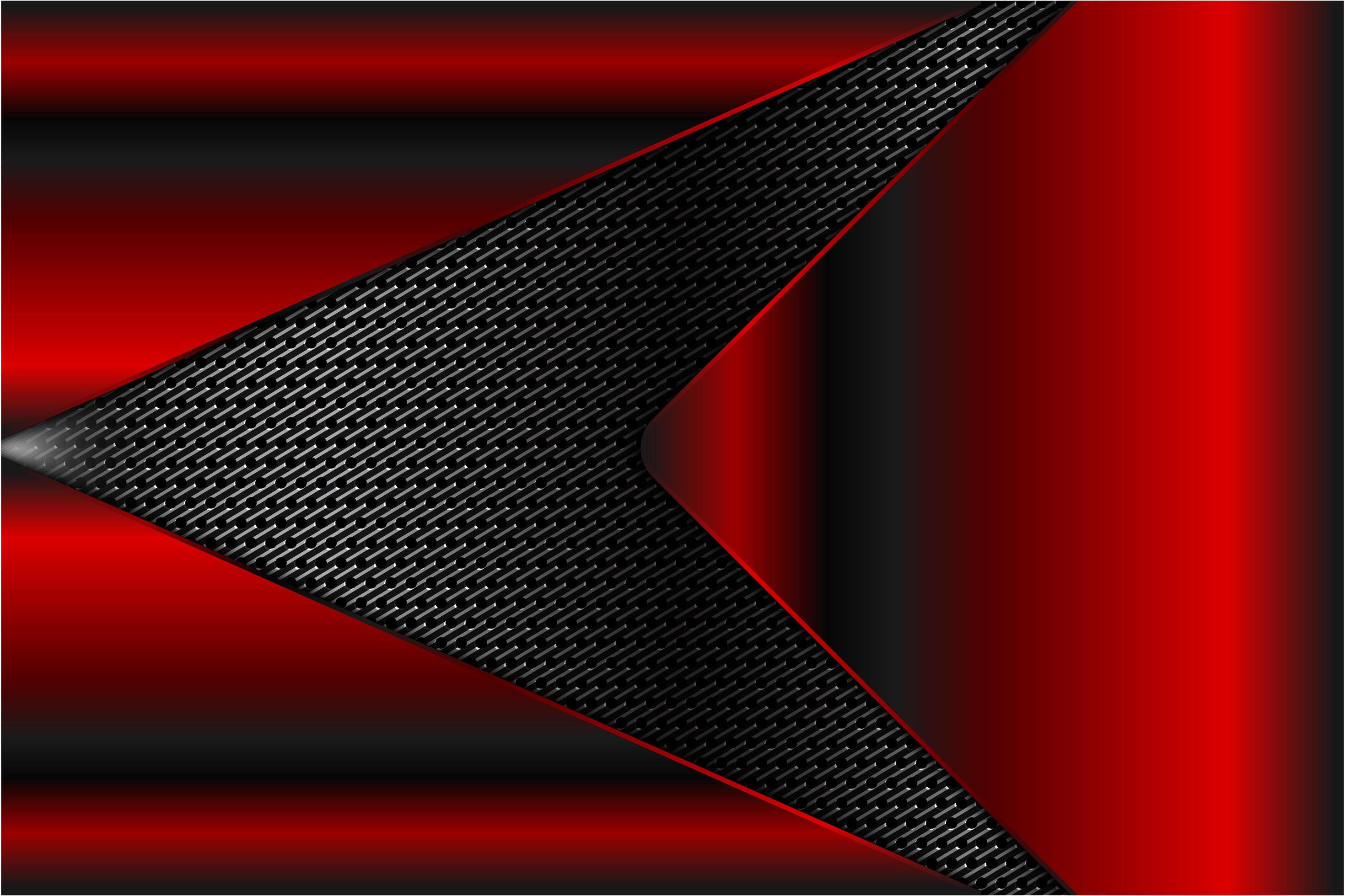 Red metallic panels over gray arrow grate texture Stock Free