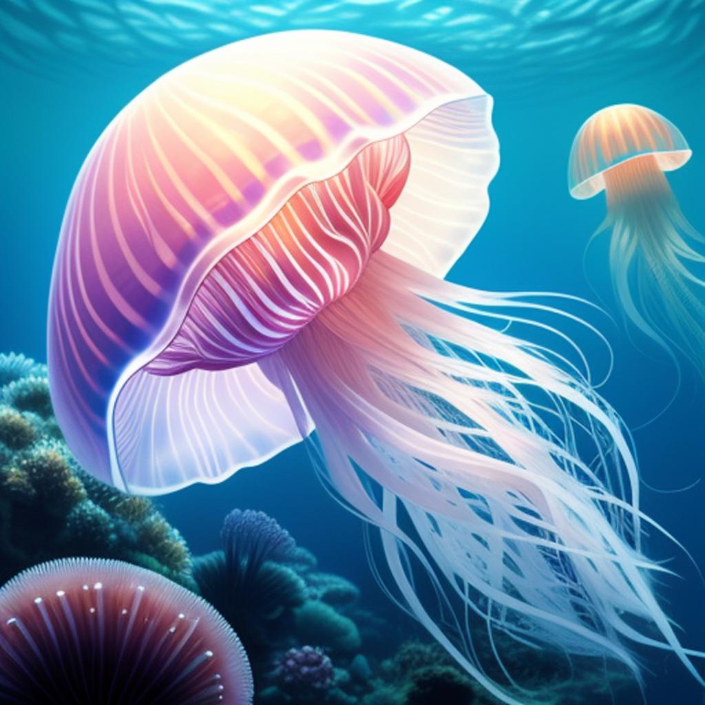 Realistic jellyfish by @simplygiana by @ai_generated