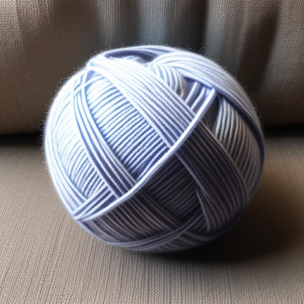 Yarn ball by @26bdbj76p8 by @ai_generated