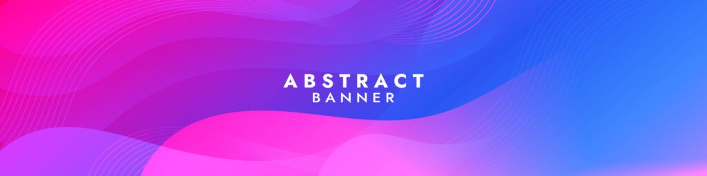 Abstract Colorful Fluid Wave Banner Template Free Vector