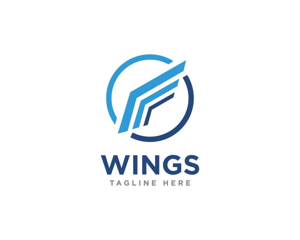 Wings Logo Icon Design Vector Stock Free