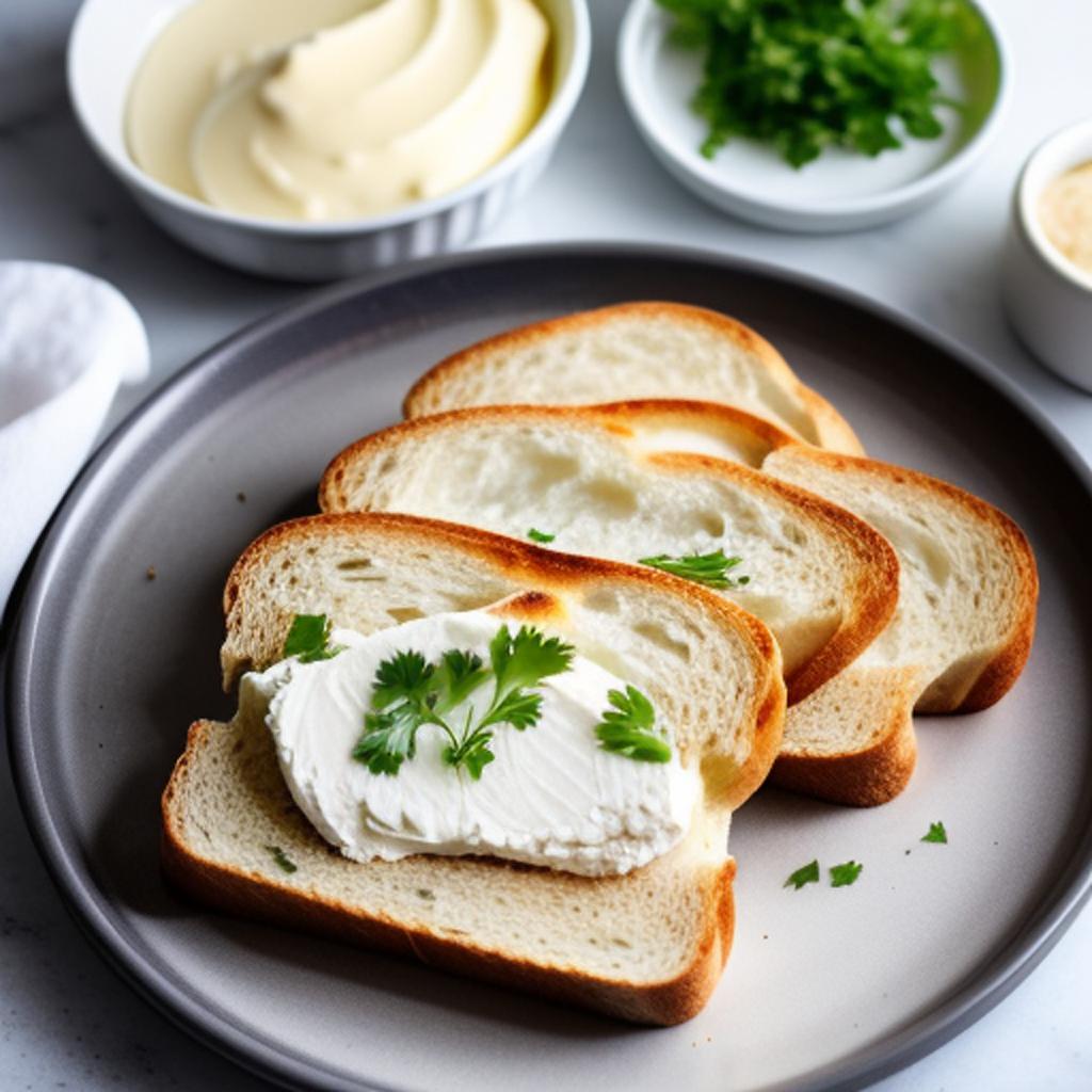 Tostadas de pan blanco by @ai_generated