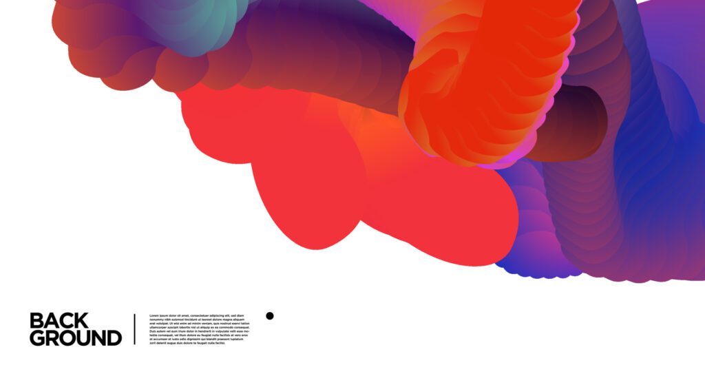 Vector colorful gradient abstract fluid background for banner template Free Vector and Free SVG