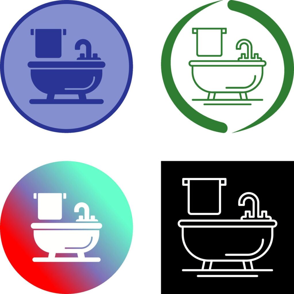 Bathtub Icon Design Stock Free