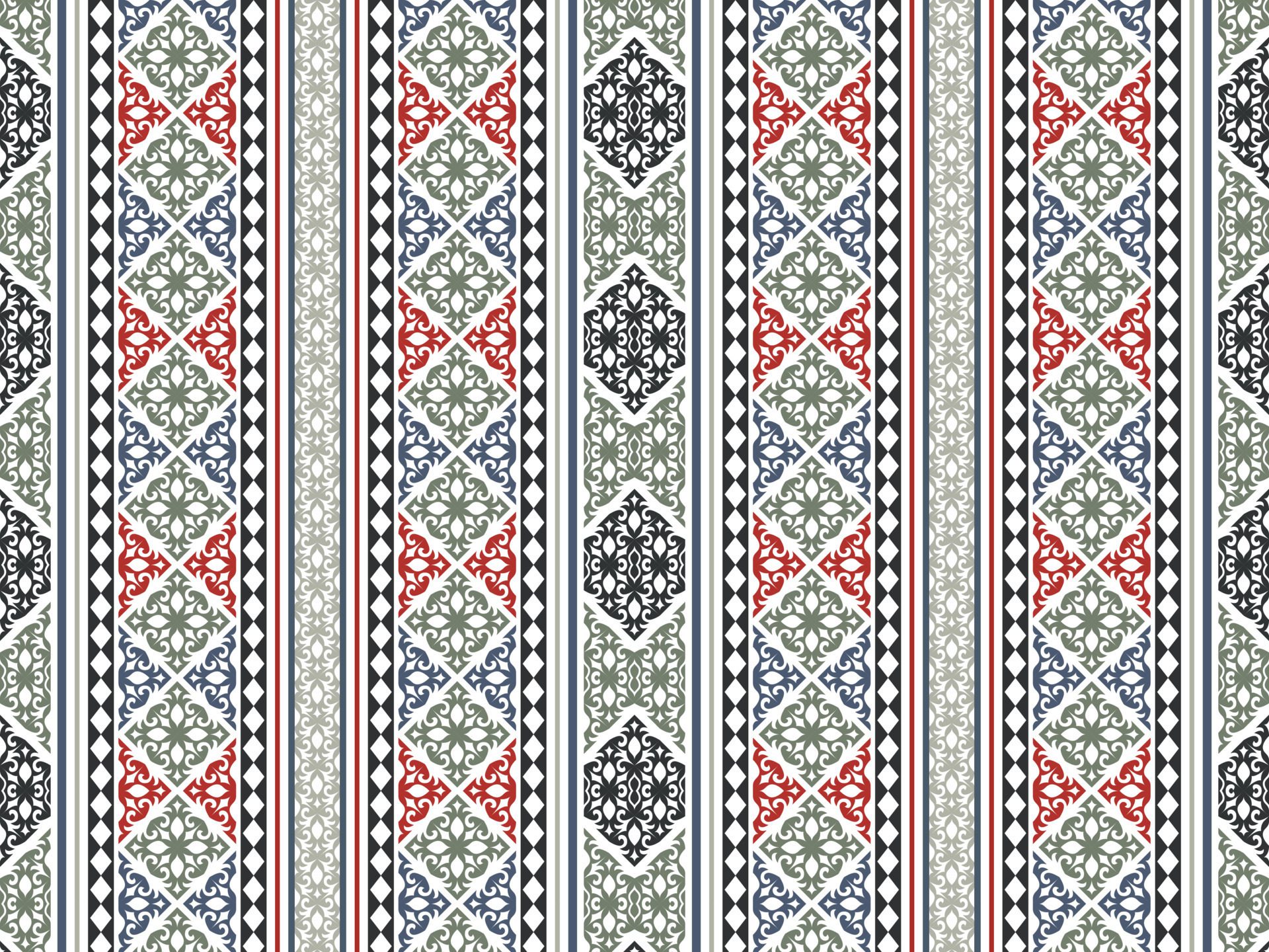 elegant ethnic pattern background Free Vector