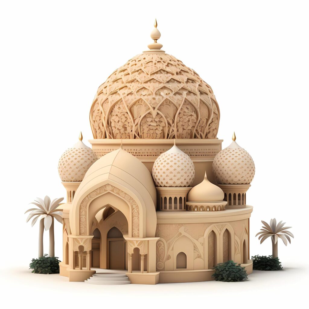 mosque AI Generated Stock Free