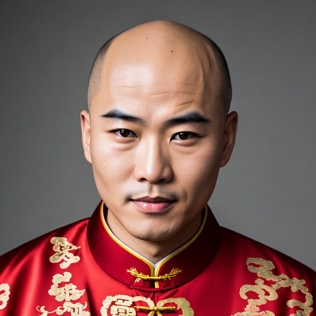 Chinese, that’s bald by by @ai_generated