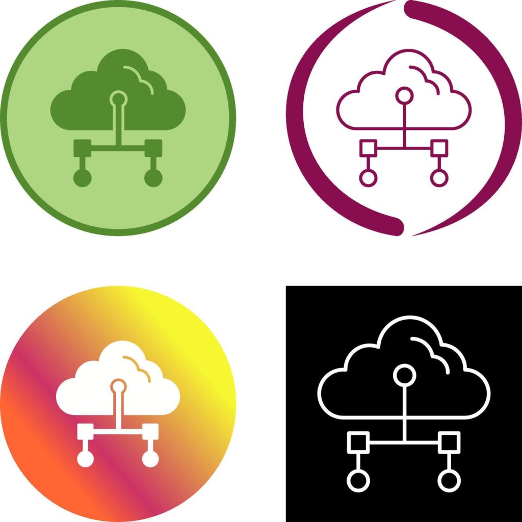 Internet Cloud Icon Design Stock Free