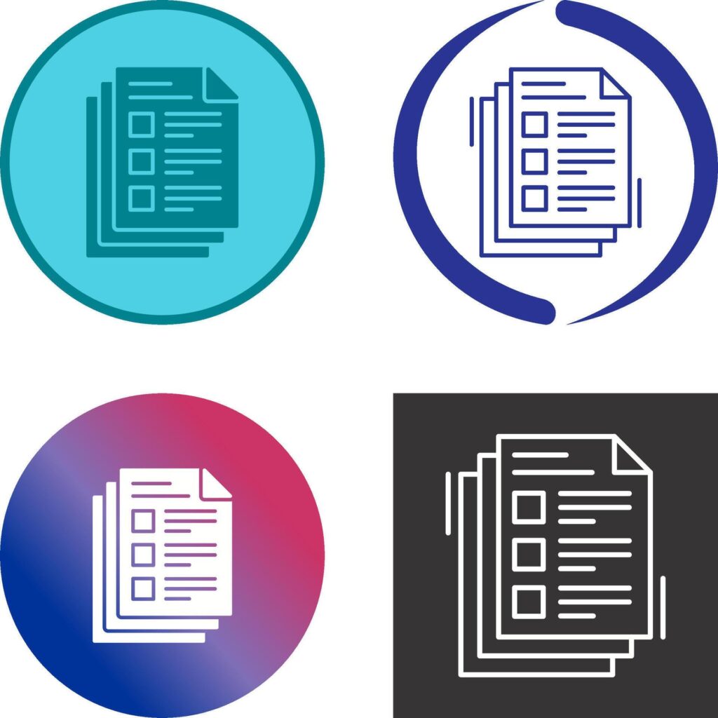 Notes Icon Design Stock Free