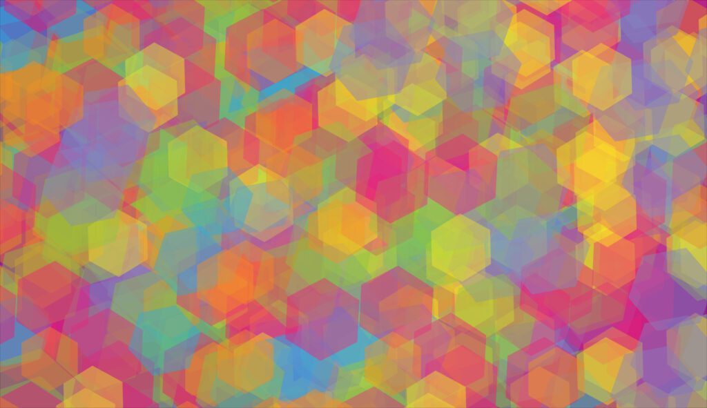 Colorful polygon abstract background. Vector illustration Free Vector