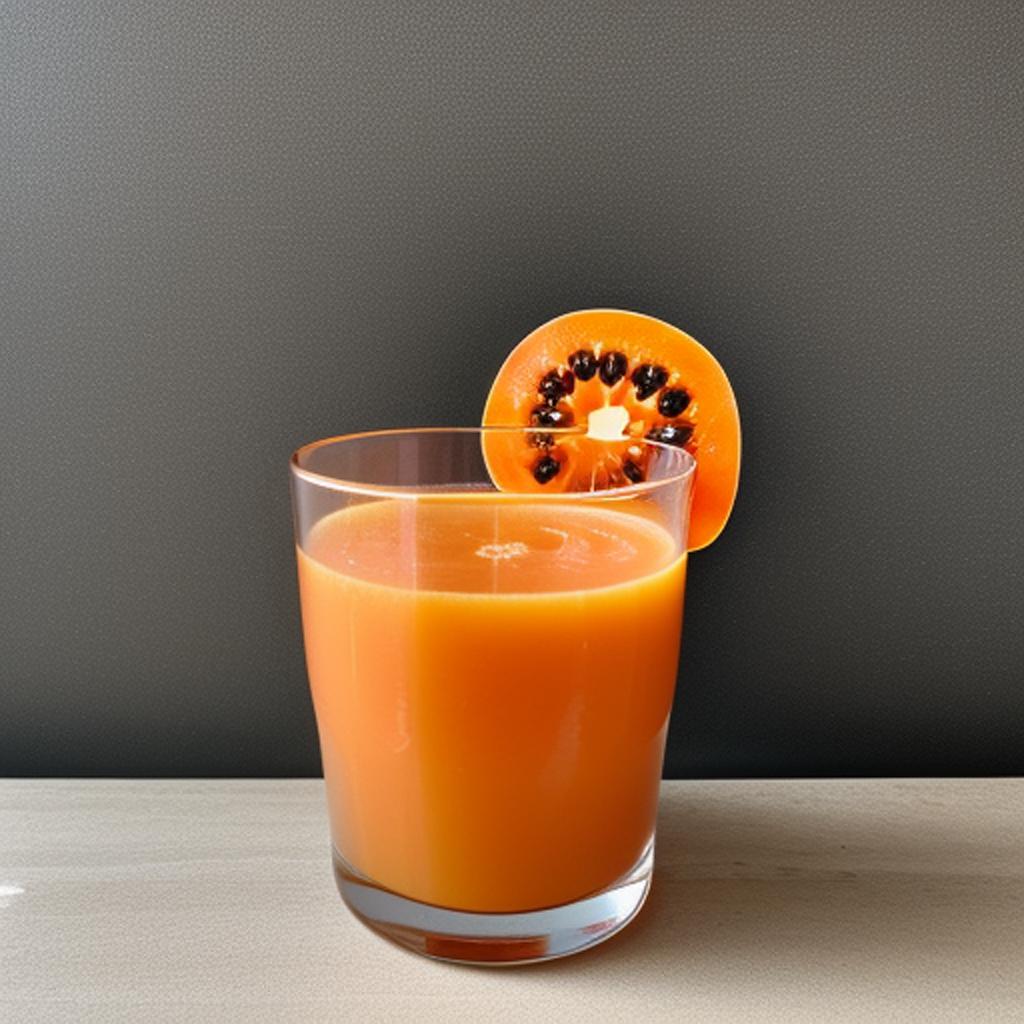 Jugo de papaya by by @ai_generated