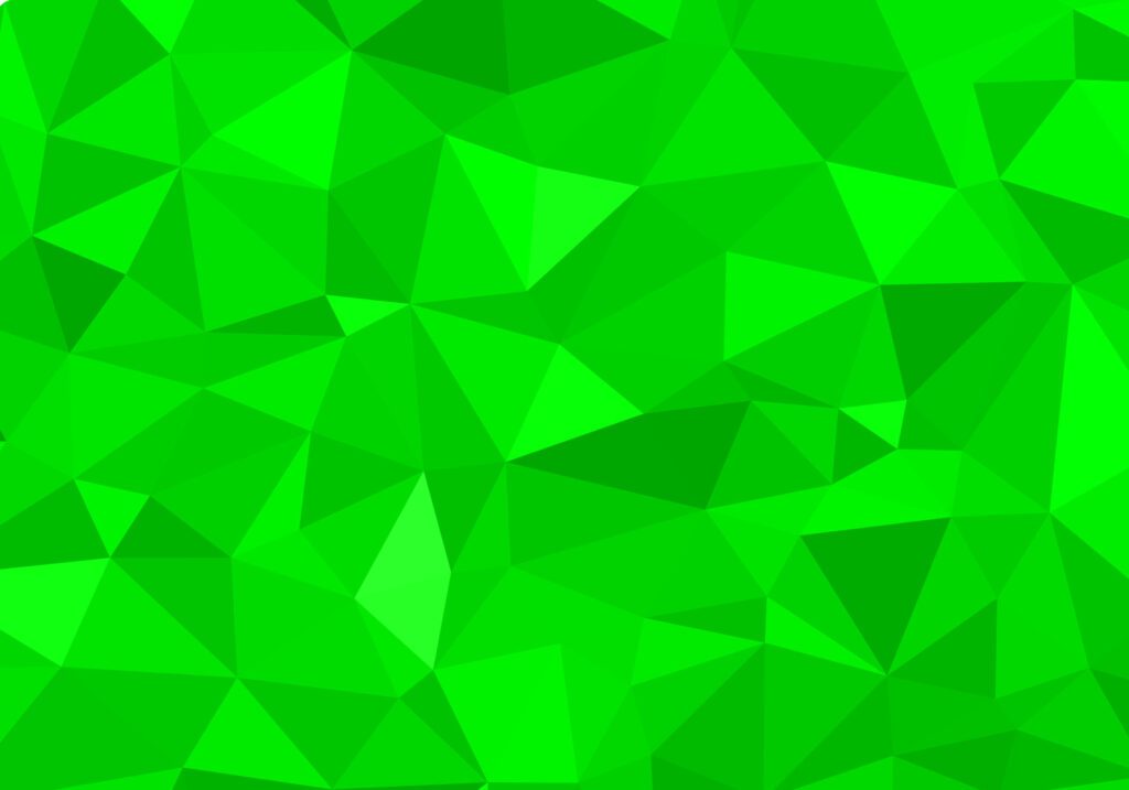 green lowpoly background Free Vector and Free SVG