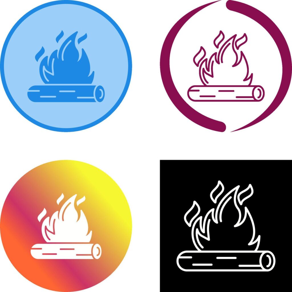 Bonfire Icon Design Stock Free