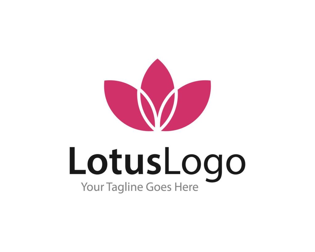 Lotus Logo Icon Vector Illustration Stock Free