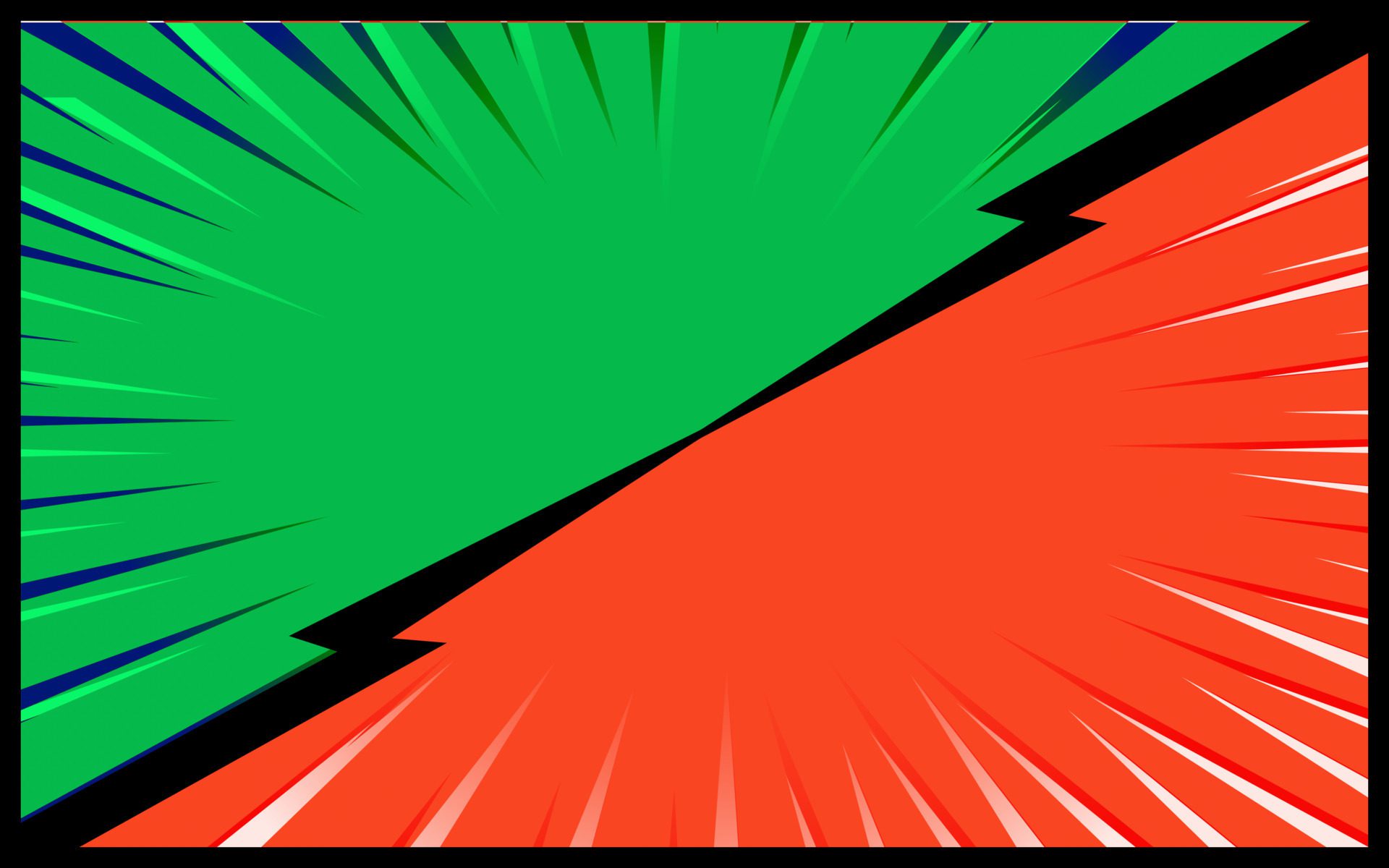 Green and red comic background Retro vector Free Vector