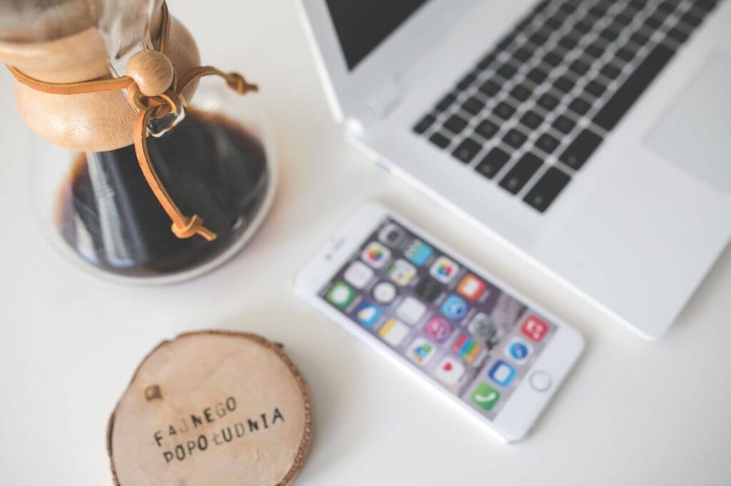 Minimal Desk and Coffee Stock Free