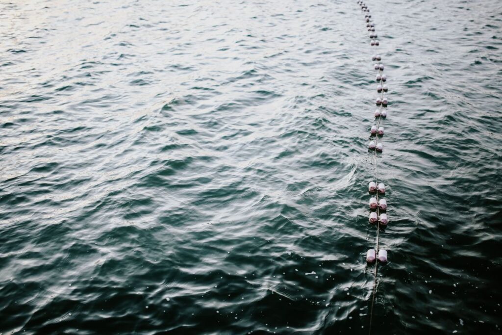 Wooden pier by the lake Stock Free