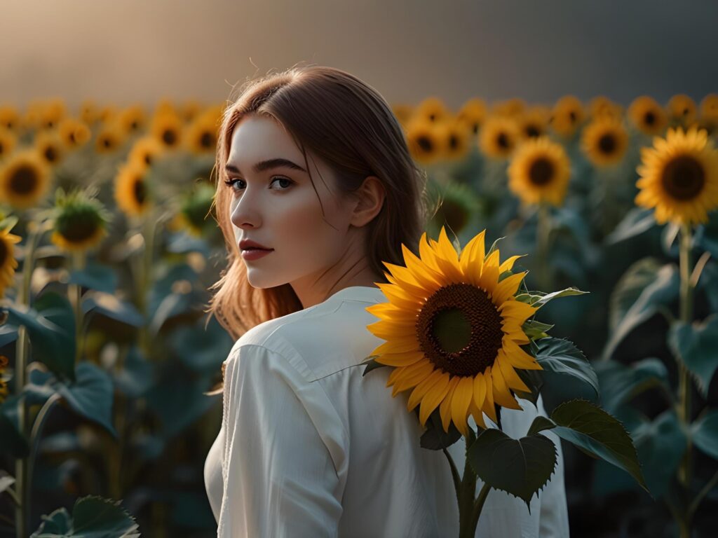 yellow Sun flower background Stock Free