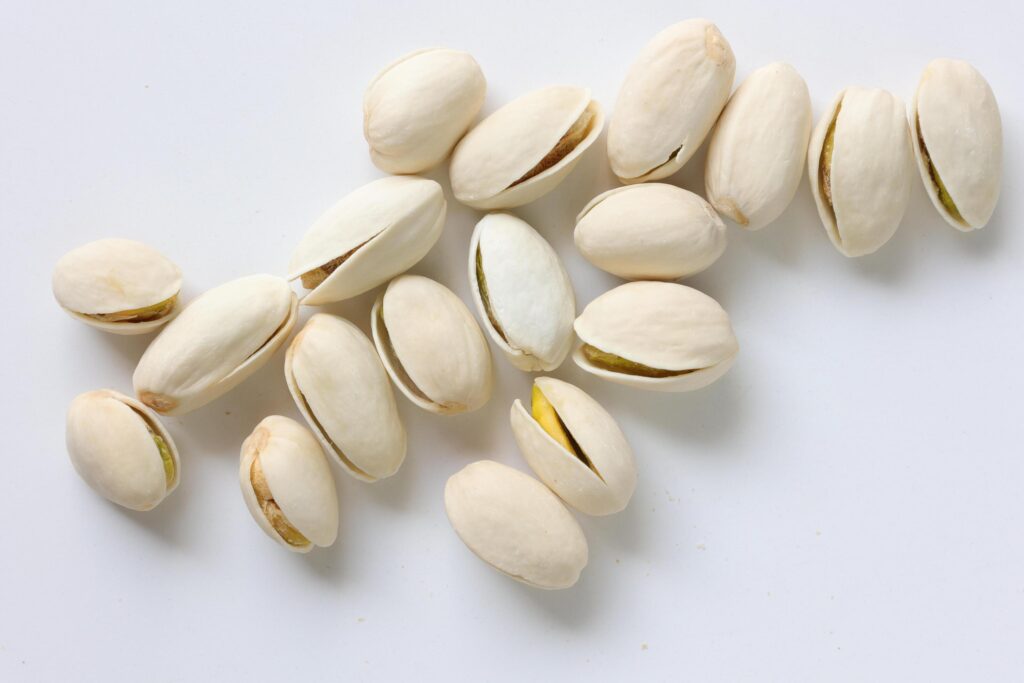 Pistachio nut isolated on white background Stock Free