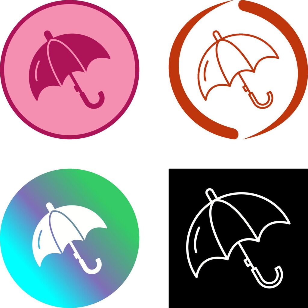 Umbrella Icon Design Stock Free