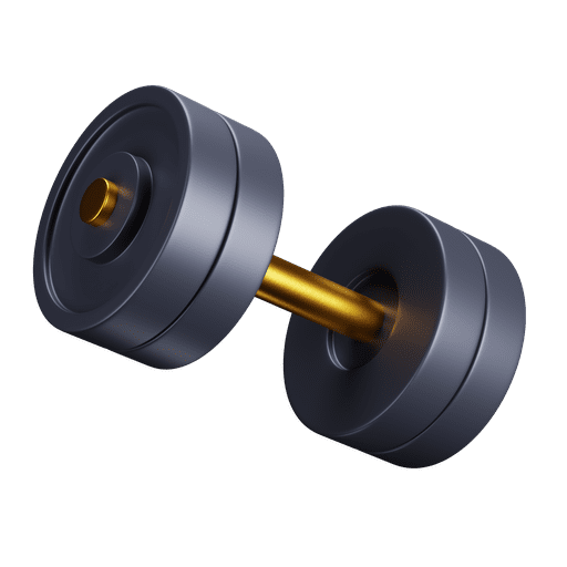 Premium, gym 3D illustration