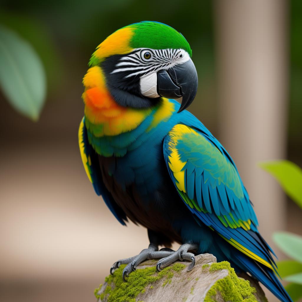 
									Mccaw parrot Nature photography,HD by @ai_generated