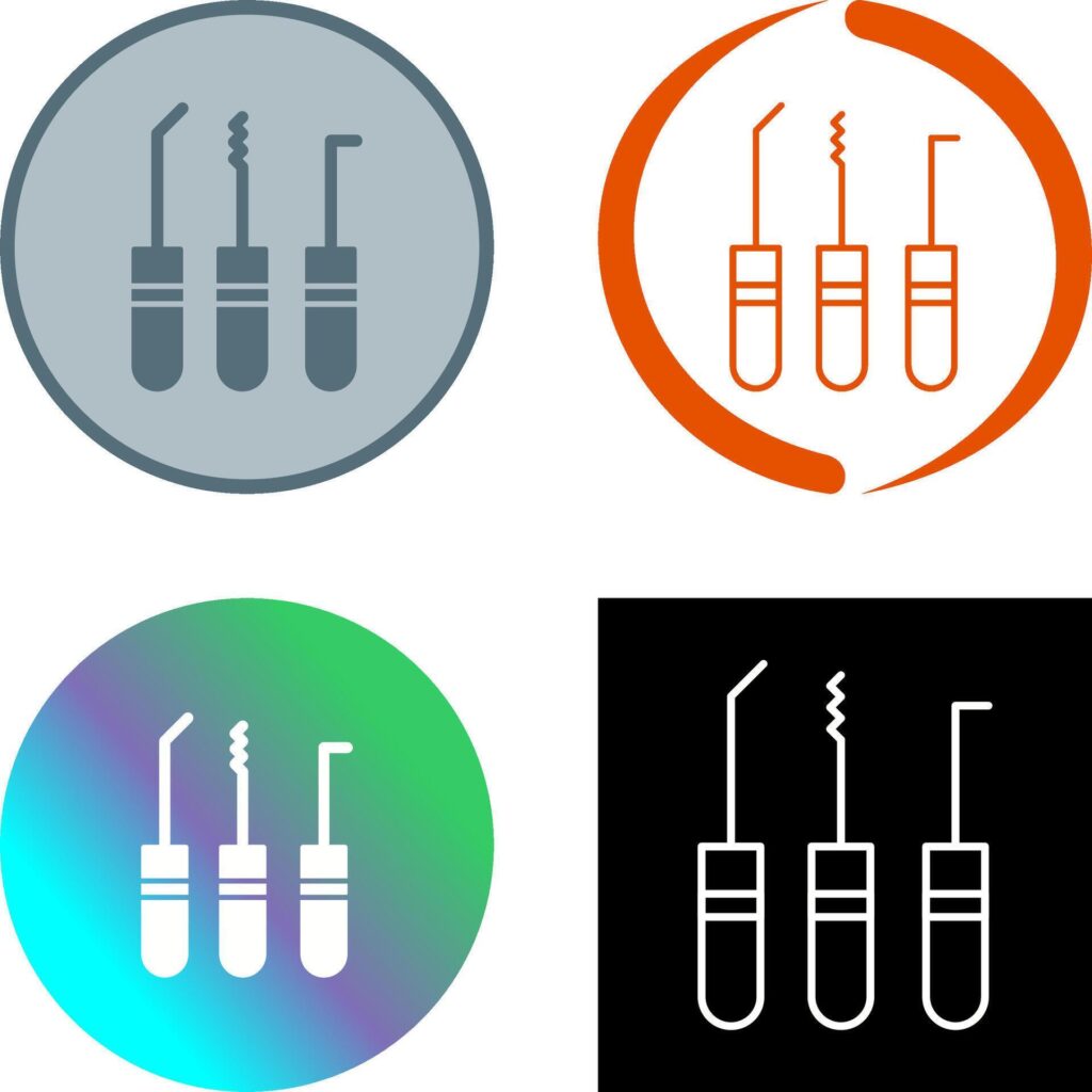 Lockpick Icon Design Stock Free