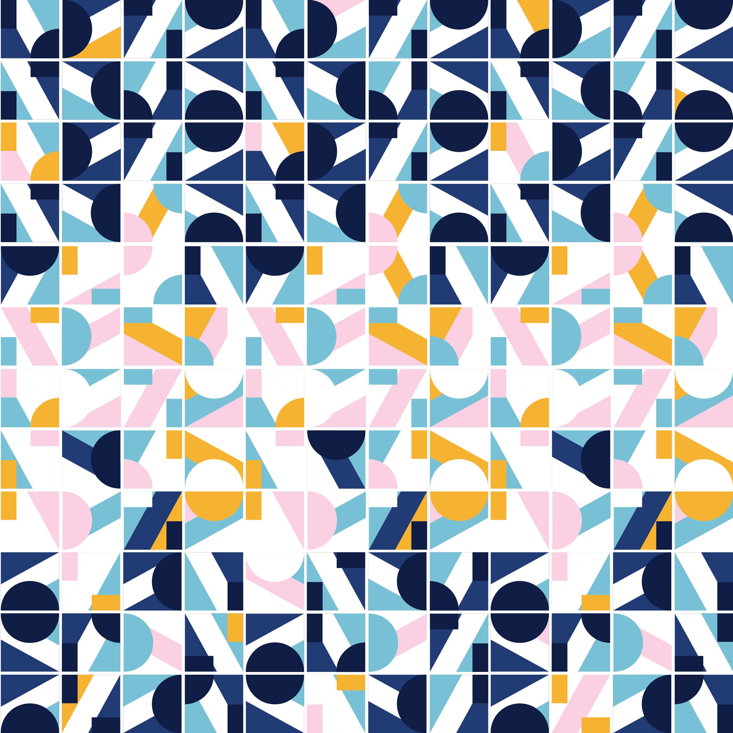 Modern Geometric pattern Free Vector